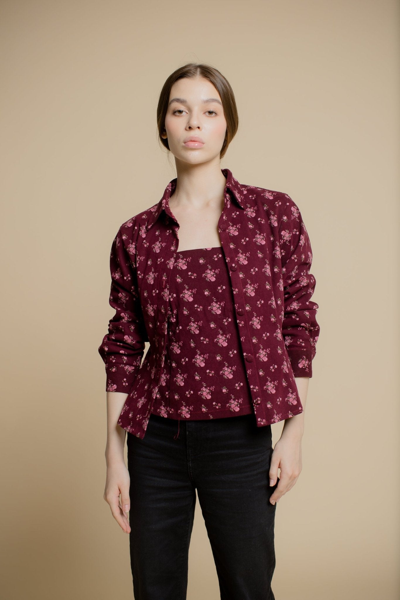 Dolly Burgundy Flower Set | Pre Order - ROENE