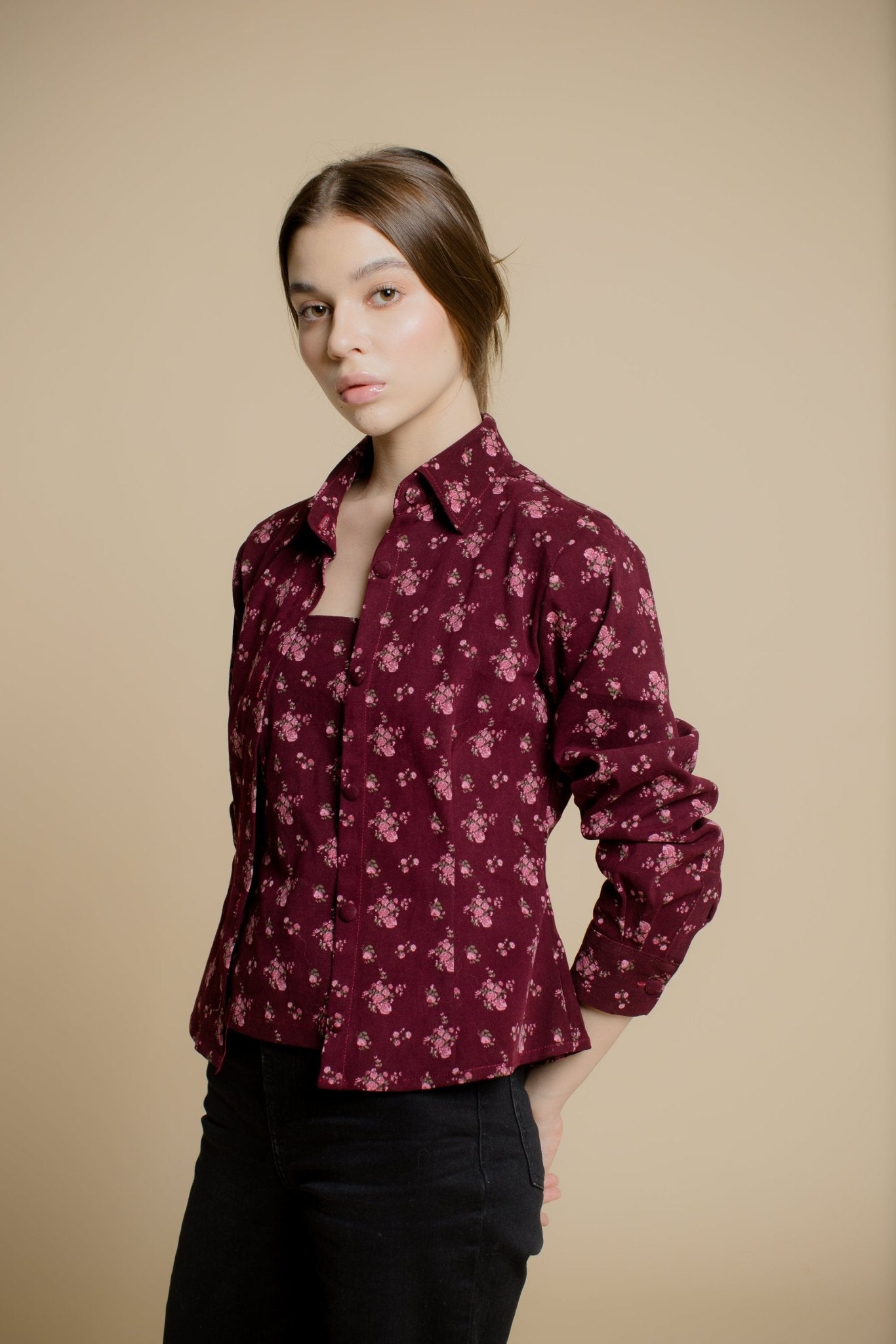 Dolly Burgundy Flower Set | Pre Order - ROENE