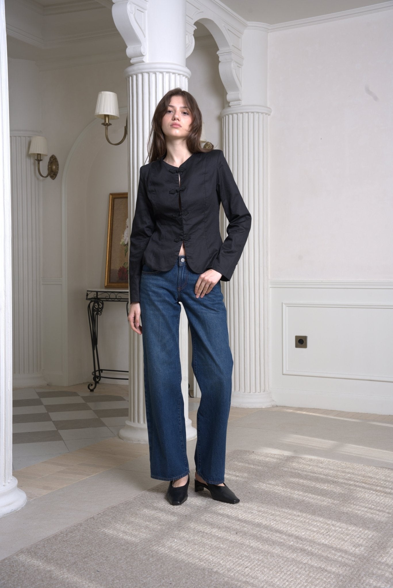 Kennedy Shanghai Jacket - Black | - ROENE