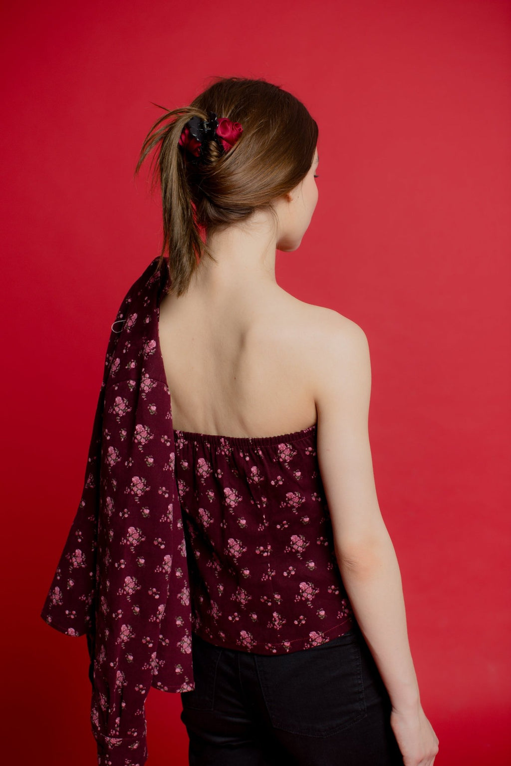 PreOrder: Dolly Burgundy Flower Set | Pre Order - ROENE